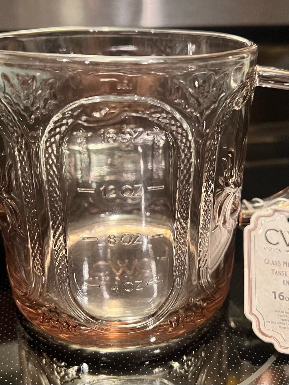 CWC Glass Halloween Measuring Cup 16oz.